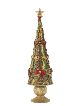 Henriette - Bow Tree Decoration - Green