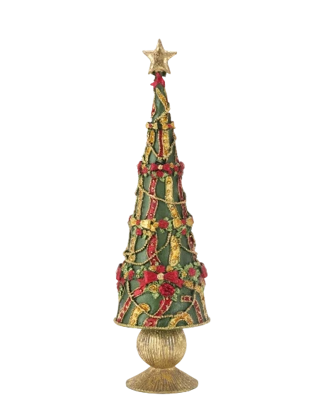 Henriette - Bow Tree Decoration - Green