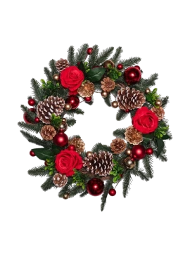 Henriette - Deluxe Garland - Red Roses