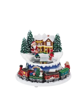 Henriette - Christmas Village Carillon -Ice Skaters