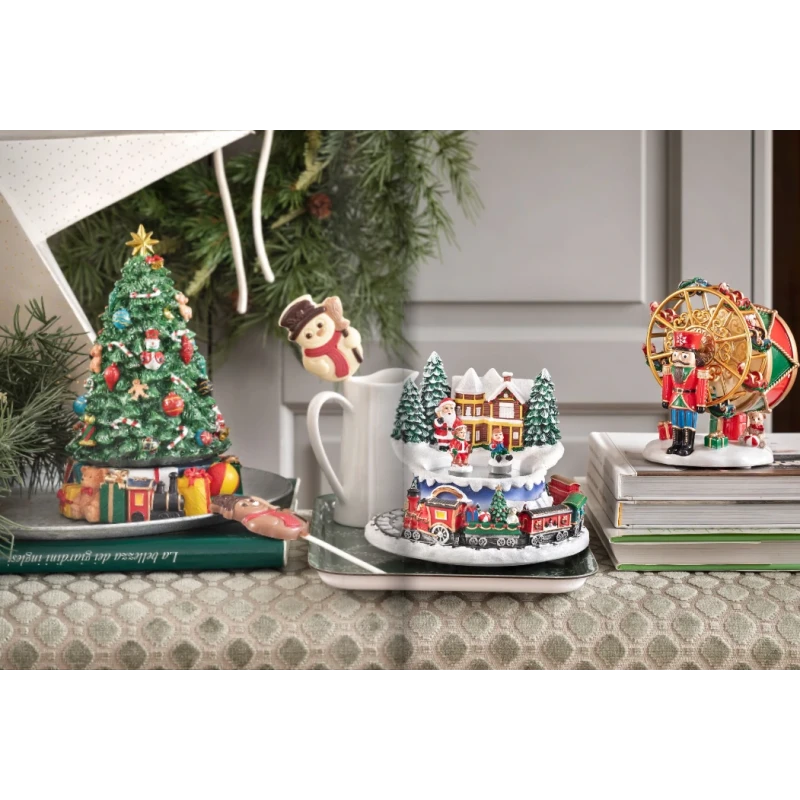 Henriette - Carillon Villaggio di Natale - Pattinatori