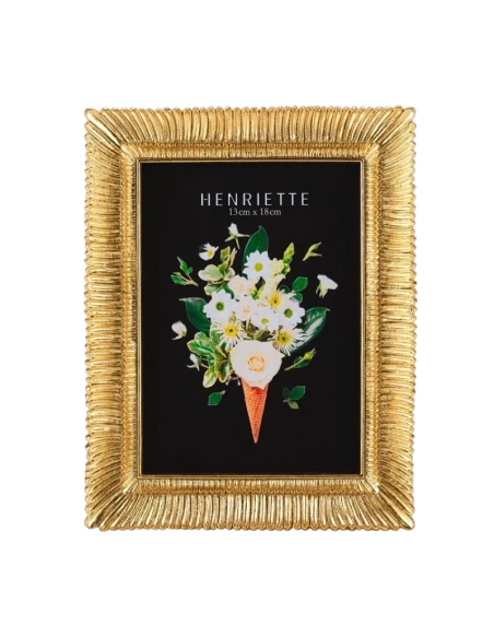 Henriette - Ostuni Pleated Frame - Gold