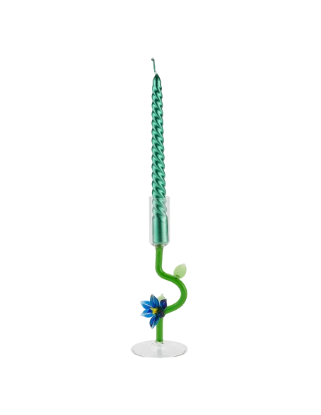 Henriette - Candeliere Treasure Fiore - Blu