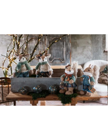 Blanc MariClò - Deer Decoration - H 44 cm