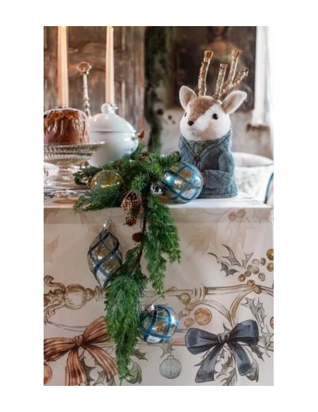 Blanc MariClò - Pallina di Natale Ornamenta Collection - Azzurro