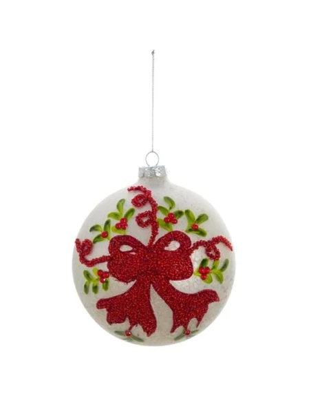 Blanc MariClò - Ornamenta Collection Christmas Ball - Bow