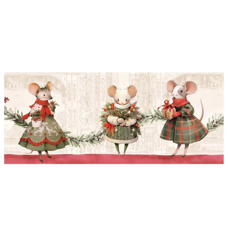 Blanc MariClò - Christmas Fairytale Sponge Pair - Mice