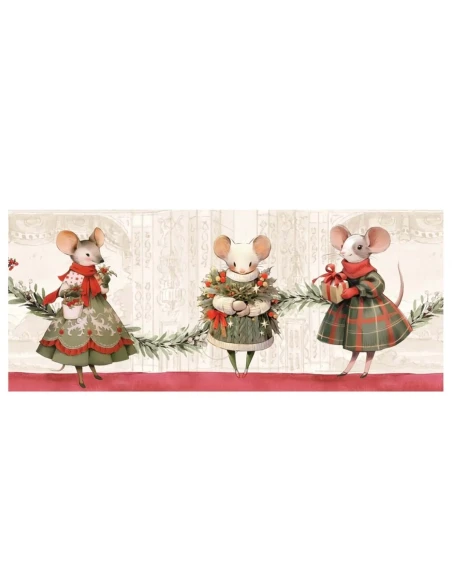 Blanc MariClò - Christmas Fairytale Sponge Pair - Mice