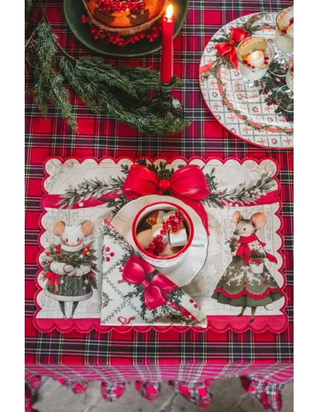 Blanc MariClò - Christmas Fairytale Placemat - A