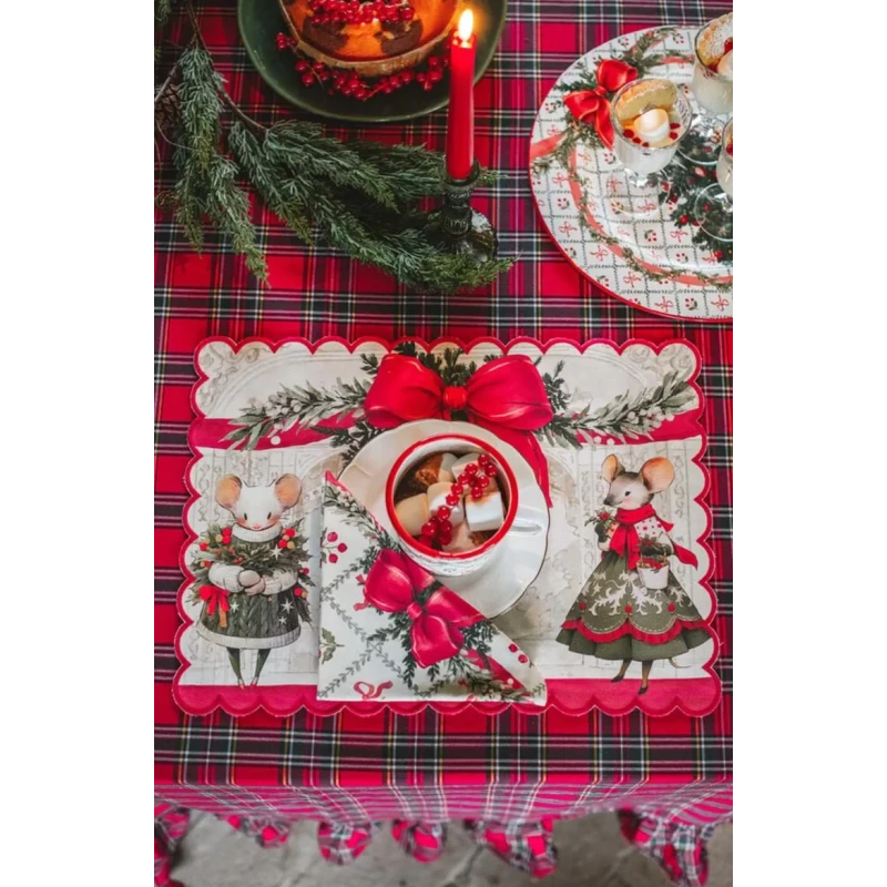 Blanc MariClò - Christmas Fairytale Placemat - B