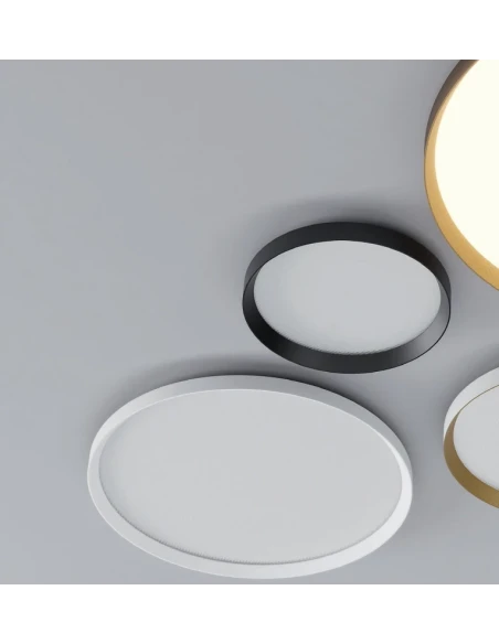 Redo Group - Dama Ceiling Lamp - Matt White / Gold