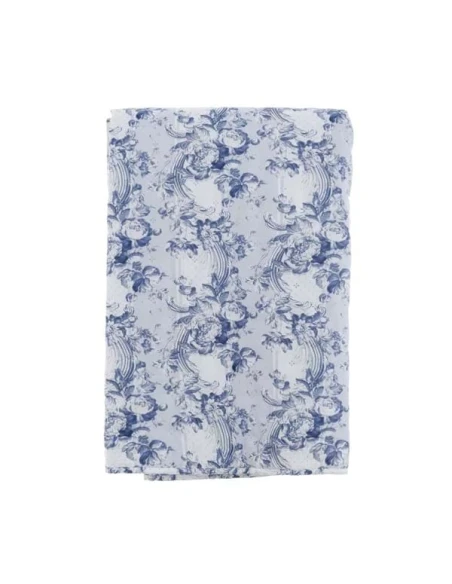 Blanc MariClò - Elisa Blue Patterned Quilt