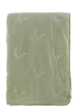 Blanc MariClò - Le Moisson Embroidery Quilt - 260 x 260 cm