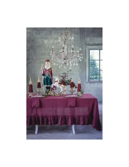 Blanc MariClò - Decoro Santa Claus con Cavallo - La Fiaba dello Zar