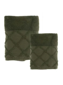 Blanc MariClò - Pair of Weaving Sponges - Green