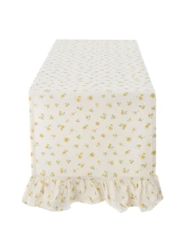 Blanc MariClò - Runner con Gala Floret Collection - Giallo