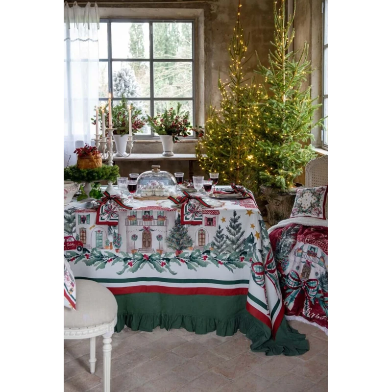 Blanc MariClò - Italian Christmas Table Runner Collection - 50 x 180 cm