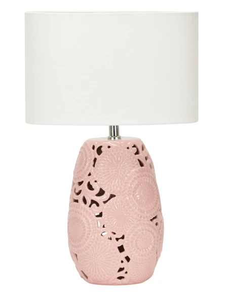 Henriette - Kyoto Porcelain Table Lamp - Pink