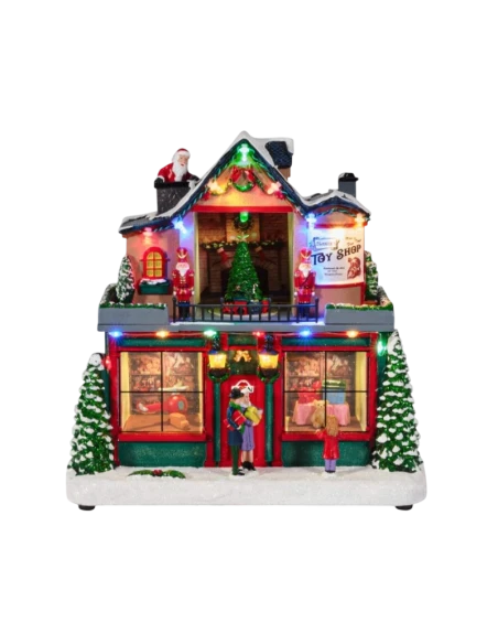 Henriette - Carillon Villaggio di Natale con Luci e Movimento - Toy Shop