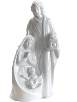 Henriette - Nativity Scene Decoration with Light - White