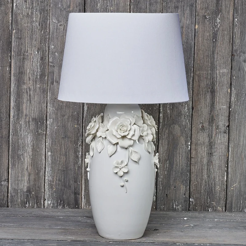 Henriette - Petals Table Lamp - White