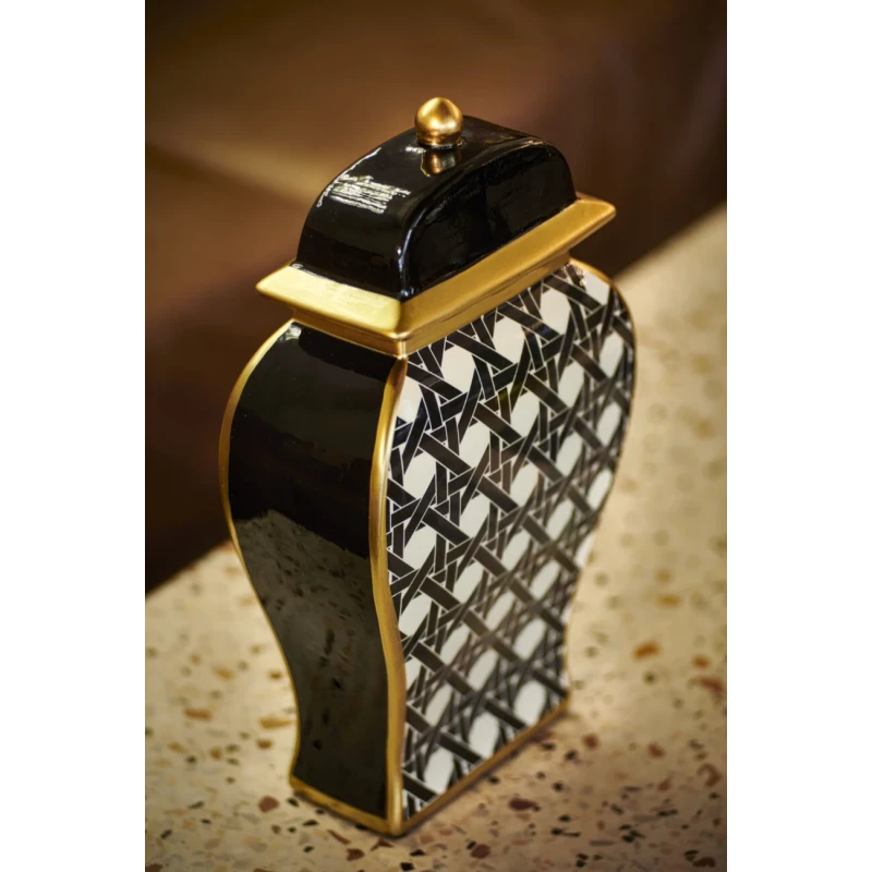 Henriette - Potiche Paglia di Vienna - H 39 cm