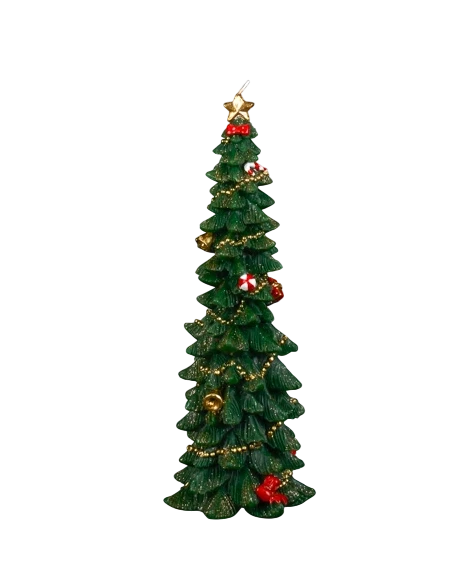 Henriette - Tree Candle H 31 cm - Green