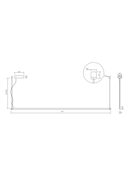 Redo Group - Acrobat Lampada a Sospensione - Nero Opaco