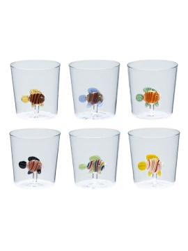 Henriette - Set of 6 Glasses - Rainbowfish