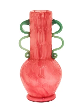 Henriette - Unique Blown Glass Vase - Pink