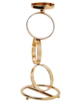 Henriette - Portacandela Sinfonie - Metallo / Oro