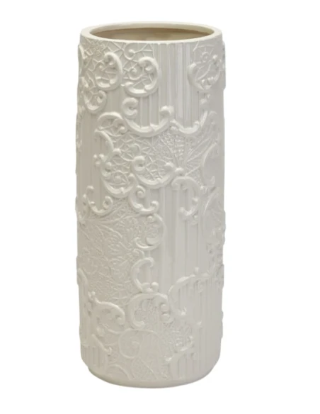 Henriette - Dentelle Cylindrical Vase - H 33 cm