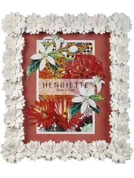 Henriette - White Anemone Frame - Ostuni