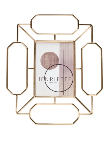 Henriette - Cornice Impero in Metallo Dorato - Sinfonie