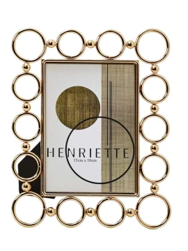 Henriette - Gold Metal Circle Frame - Symphonies