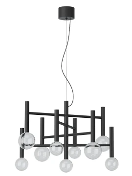 Redo Group - Bolla 9-Light Pendant Lamp - Black