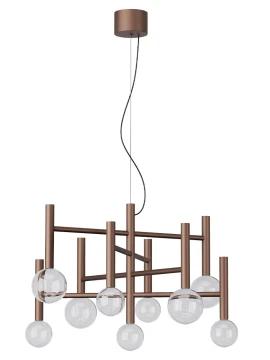 Redo Group - Bolla 9-Light Pendant Lamp - Coffee
