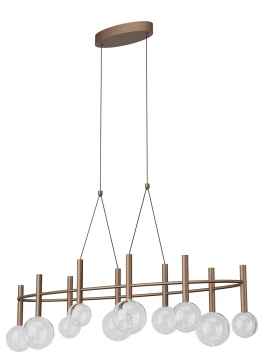 Redo Group - Bolla Oval Pendant Lamp - Coffee