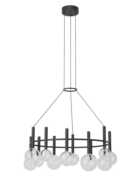 Redo Group - Bolla Circular Pendant Lamp - Black