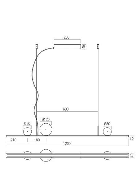 Redo Group - Dune Pendant Lamp - Gold-Plated Brass