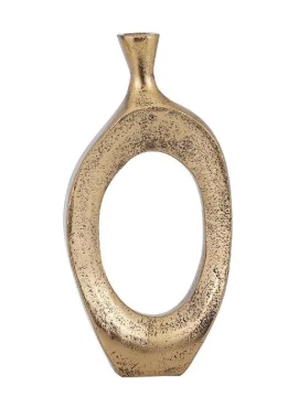 PTMD - Nicarla Oval Vase - Brass