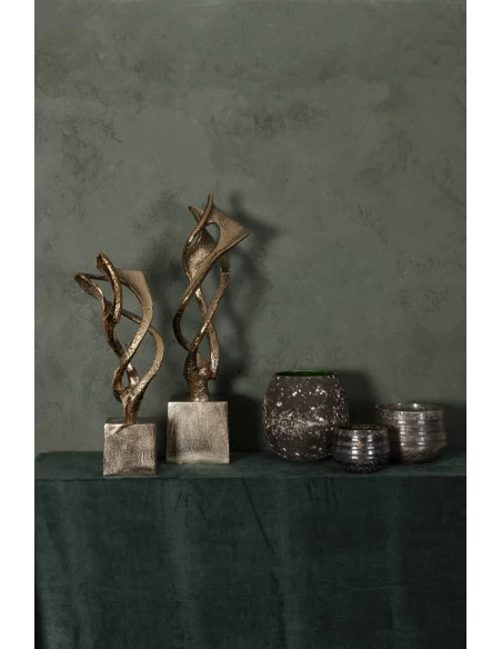 PTMD - Qasra Sculpture - Antique Champagne
