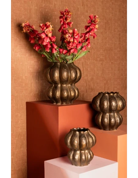 PTMD - Vaso Niek - Ceramica Bronzo