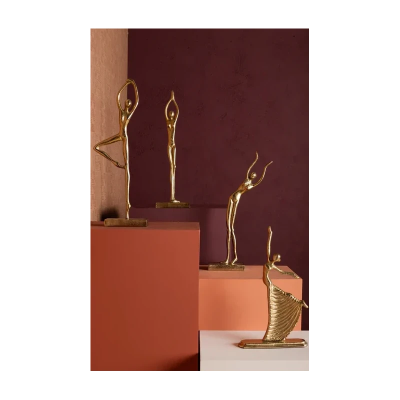 PTMD - Scultura Donna Danzante Saaqi - Oro