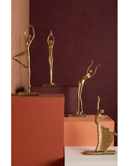 PTMD - Scultura Donna Danzante Saaqi - Oro