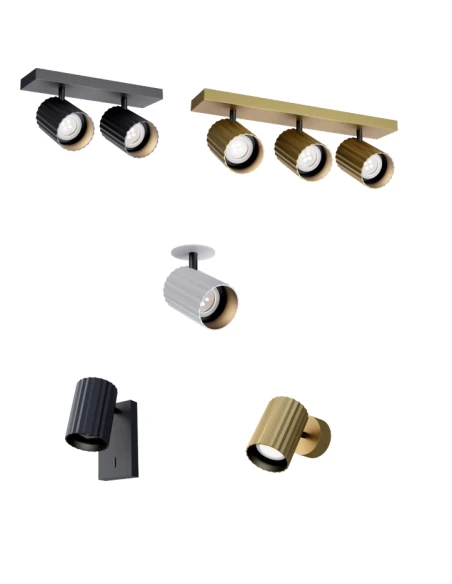 Redo Group - Delphi Lampada da Parete Orientabile On/Off