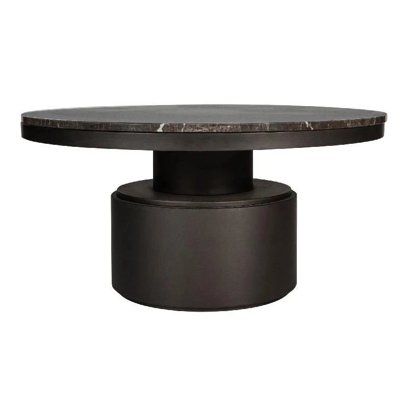 PTMD - Tavolino Breght - Marrone e Nero