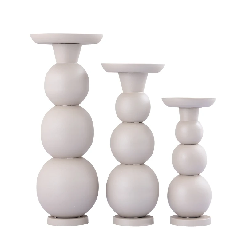 PTMD - Shannan Candle Holder - Cream