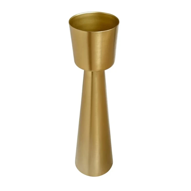 PTMD - Egson Porta Vaso con Piede - Oro