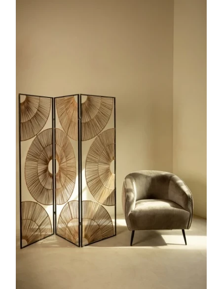 PTMD - Poltrona Vinn - Velluto Tortora